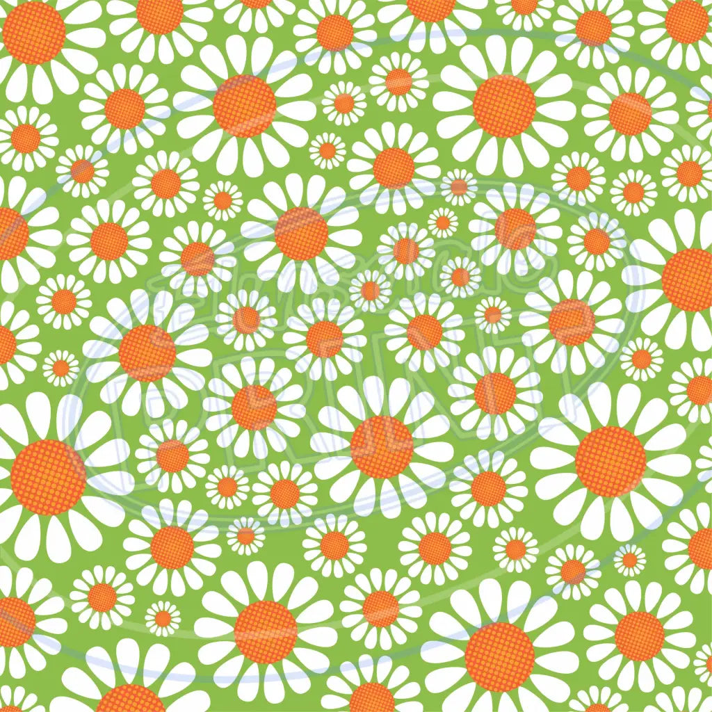 Daisy Crazy 006 Printed Pattern Vinyl