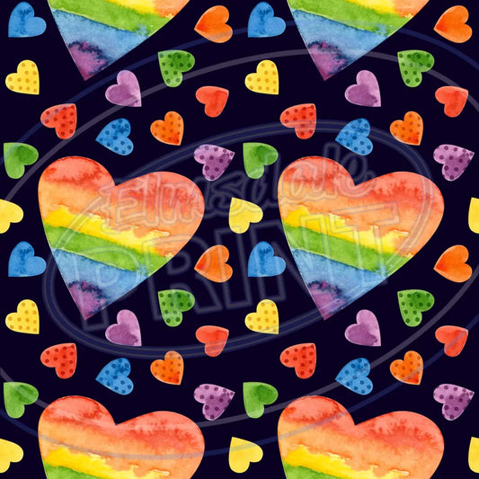 Dark Rainbow 002 Printed Pattern Vinyl