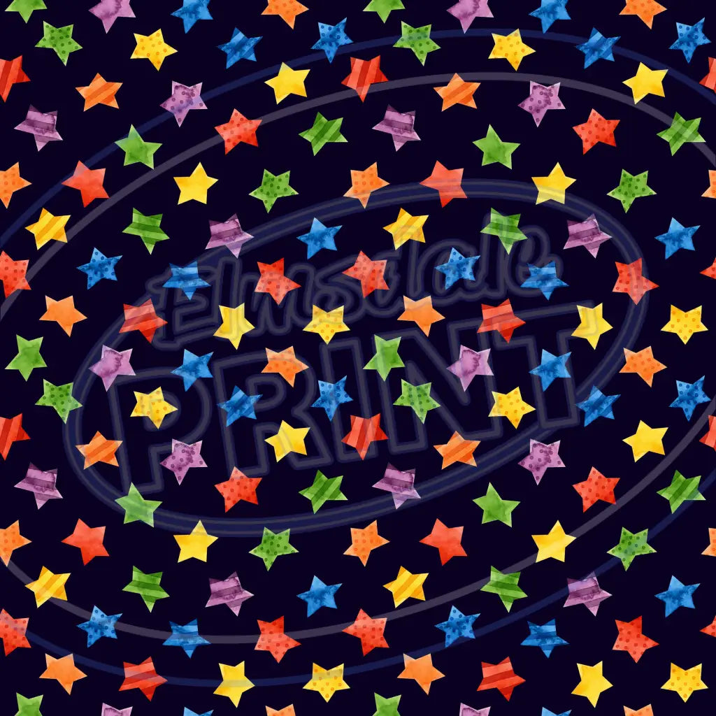 Dark Rainbow 007 Printed Pattern Vinyl