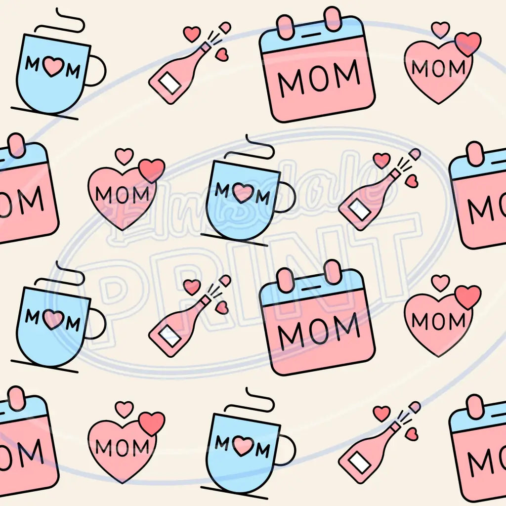 Doodle Mom 002 Printed Pattern Vinyl