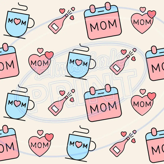 Doodle Mom 002 Printed Pattern Vinyl