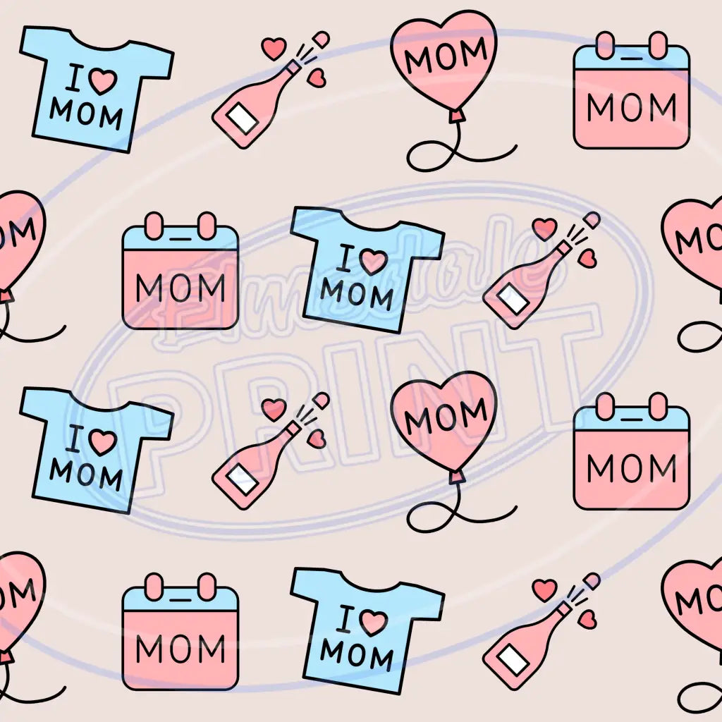 Doodle Mom 006 Printed Pattern Vinyl