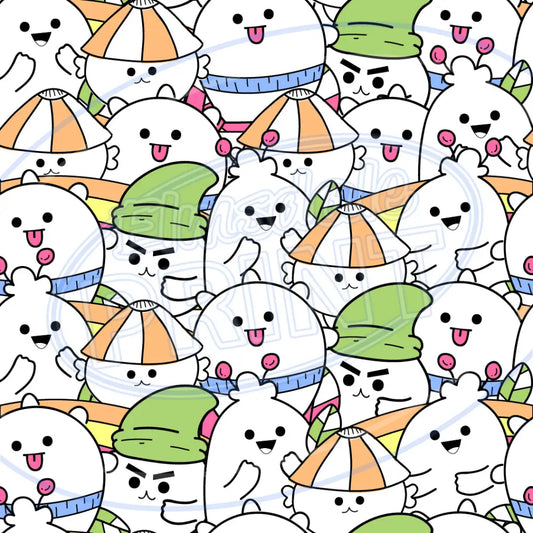 Dumpling Dudes 004 Printed Pattern Vinyl