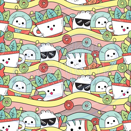 Dumpling Dudes 005 Printed Pattern Vinyl