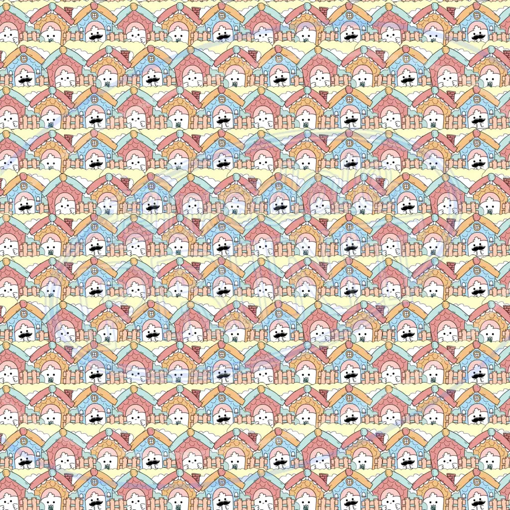 Dumpling Dudes 006 Small Printed Pattern Vinyl