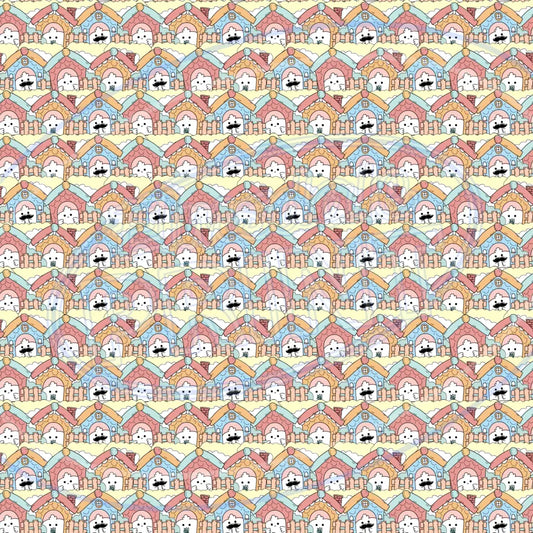 Dumpling Dudes 006 Small Printed Pattern Vinyl