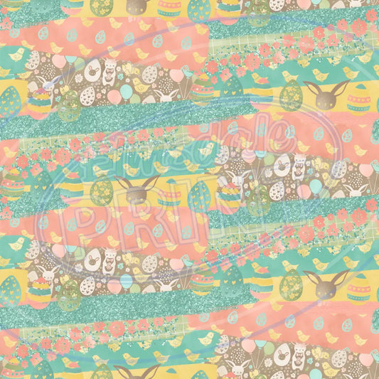 Easter Party 002 Printed Pattern Vinyl