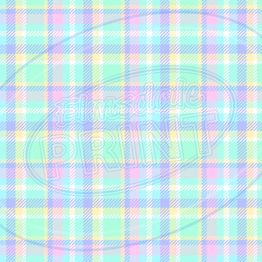 Easter Plaid 001 Printed Pattern Vinyl