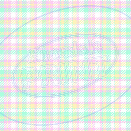 Easter Plaid 004 Printed Pattern Vinyl