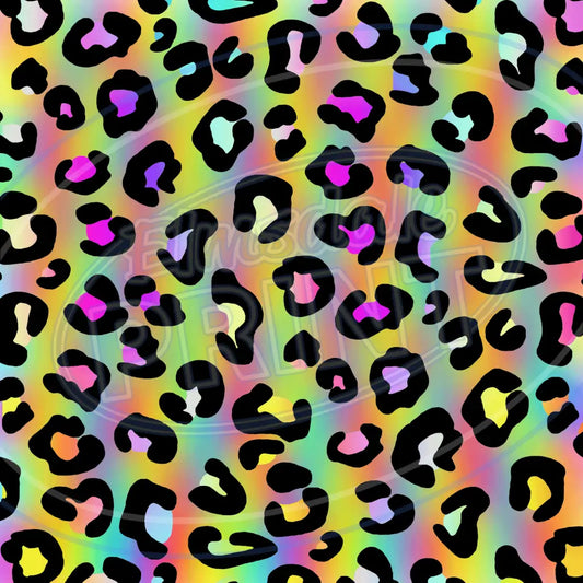 Electric Leopard 007 Printed Pattern Vinyl