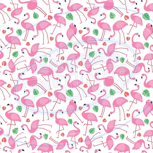 Flamingo Friends 008 Printed Pattern Vinyl