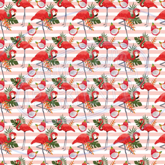 Flamingo Friends 015 Printed Pattern Vinyl