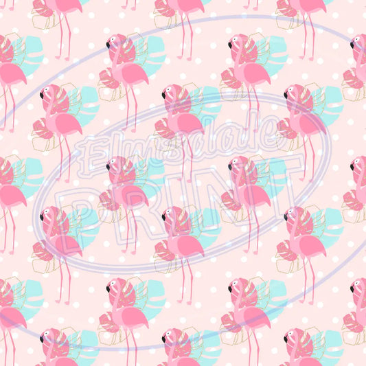 Flamingo Party 003 Printed Pattern Vinyl
