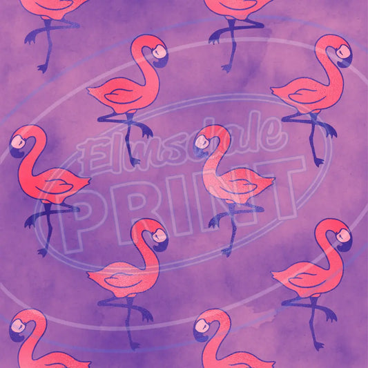 Flamingo Party 007 Printed Pattern Vinyl