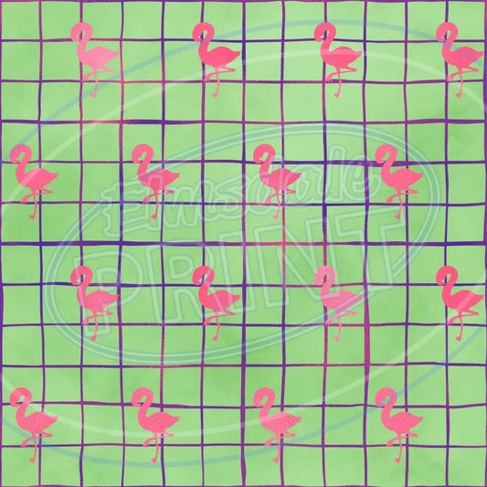Flamingo Party 009 Printed Pattern Vinyl