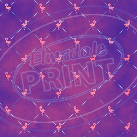 Flamingo Party 012 Printed Pattern Vinyl