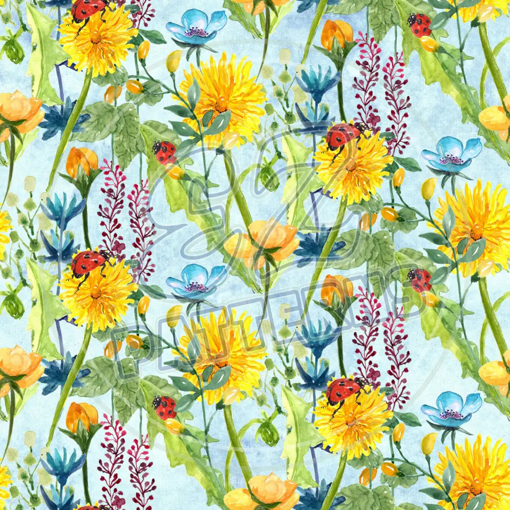 Flower Garden 003 Printed Pattern Vinyl