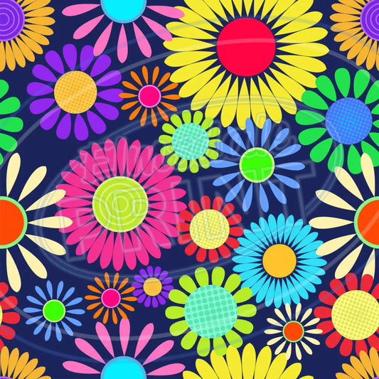 Flower Power 002 Printed Pattern Vinyl