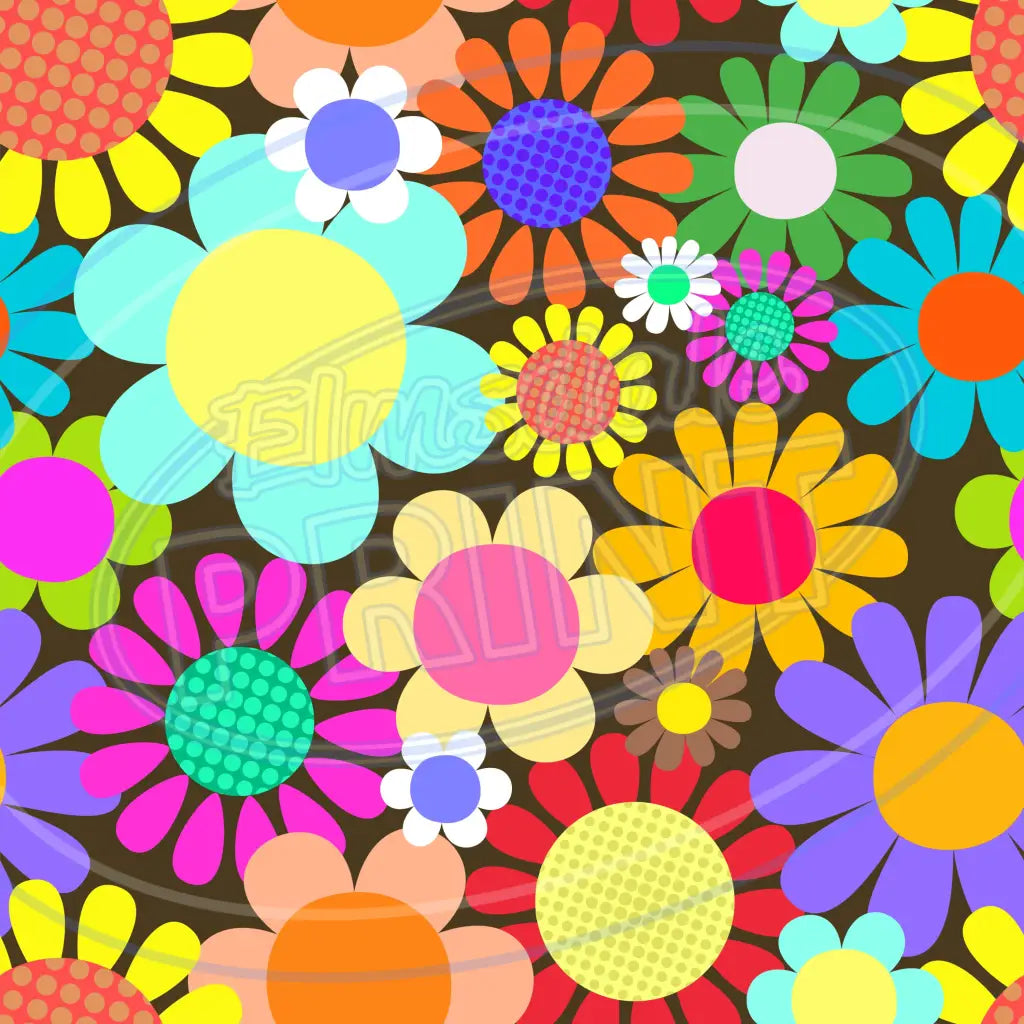 Flower Power 006 Printed Pattern Vinyl
