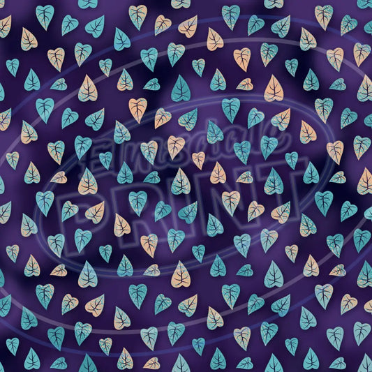 Foil Leaves 002 Printed Pattern Vinyl
