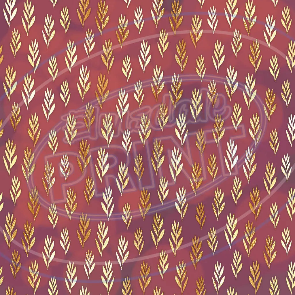 Foil Leaves 005 Printed Pattern Vinyl