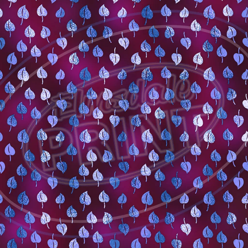 Foil Leaves 008 Printed Pattern Vinyl