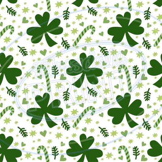 4 Leaf Clover Printed Pattern Vinyl