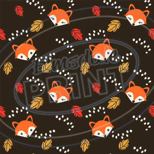 Foxy Friends 005 Printed Pattern Vinyl