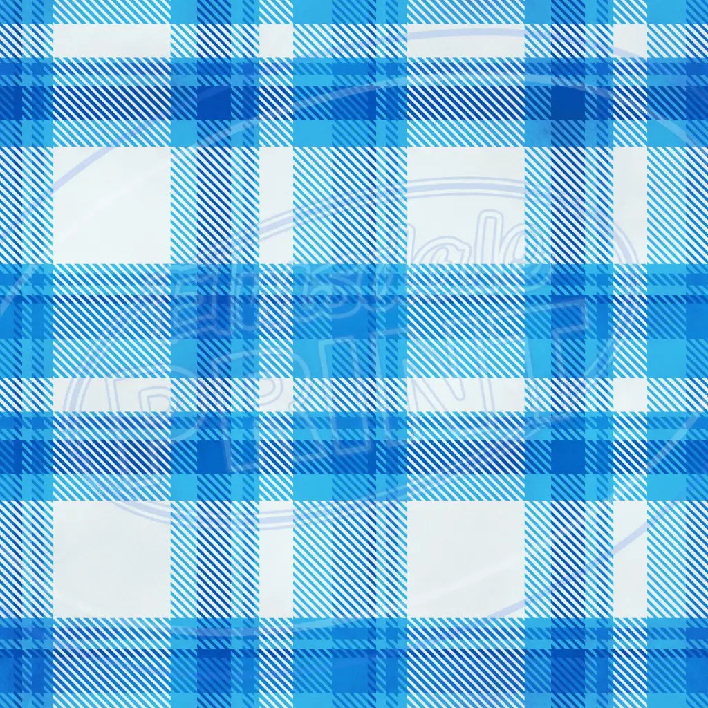 Frosty Plaid 007 Printed Pattern Vinyl