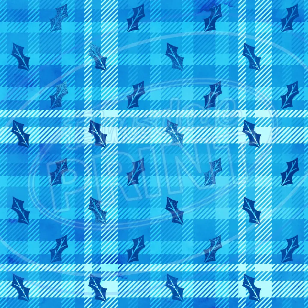 Frosty Plaid 008 Printed Pattern Vinyl