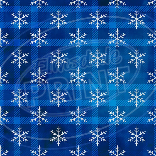 Frosty Plaid 012 Printed Pattern Vinyl