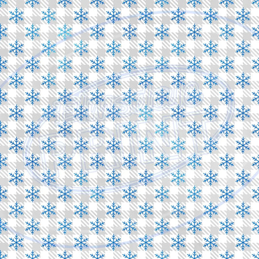 Frosty Plaid 013 Printed Pattern Vinyl