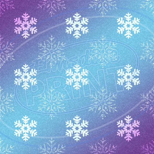 Frozen Flakes 001 Printed Pattern Vinyl