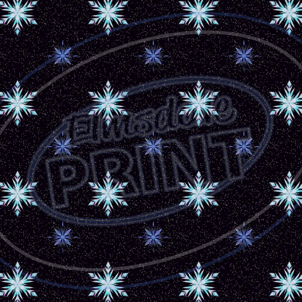 Frozen Flakes 005 Printed Pattern Vinyl