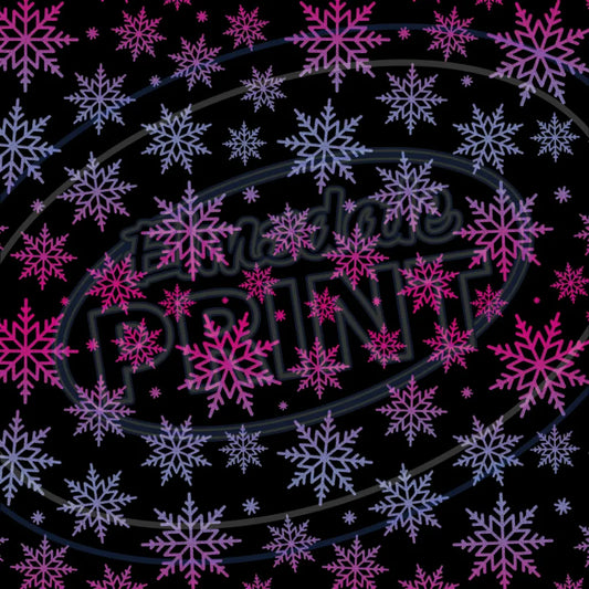 Frozen Flakes 008 Printed Pattern Vinyl