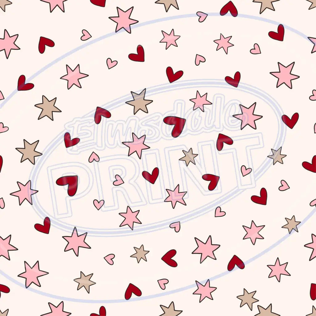Funky Hearts 005 Printed Pattern Vinyl