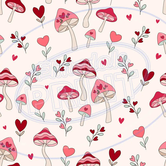 Funky Hearts 010 Printed Pattern Vinyl