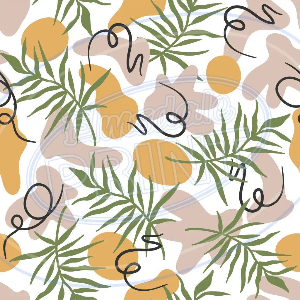 Garden Boho 001 Printed Pattern Vinyl
