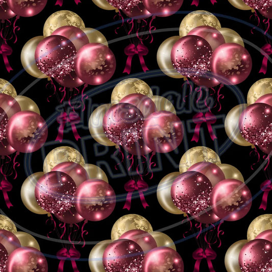 Glam Balloons 003 Printed Pattern Vinyl