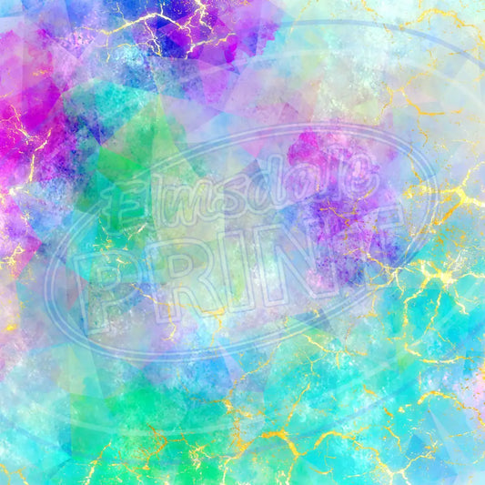 Gold Vein Crystal 009 Printed Pattern Vinyl