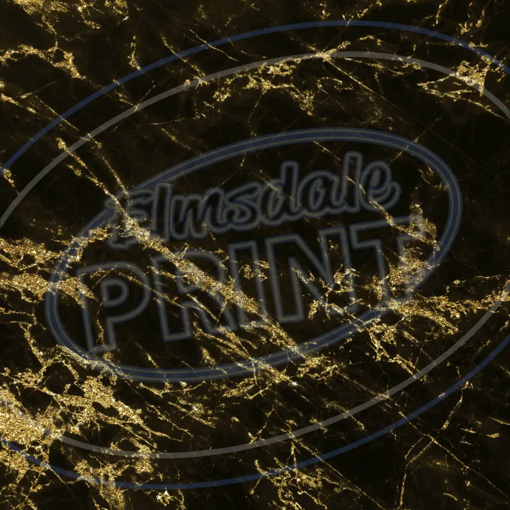 Black & Gold Marble 014 Printed Pattern Vinyl