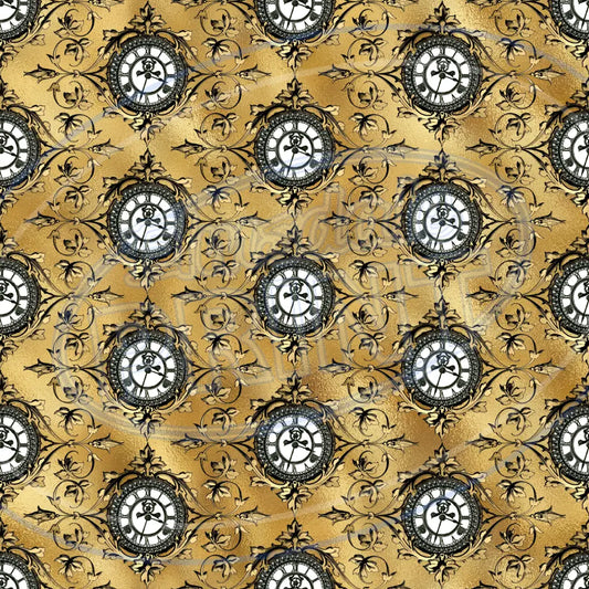 Gothic Gold 004 Printed Pattern Vinyl