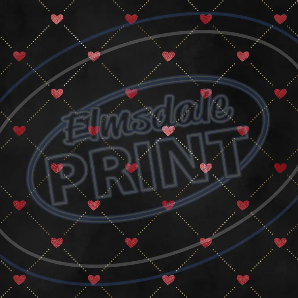 Gothic Kisses 003 Printed Pattern Vinyl