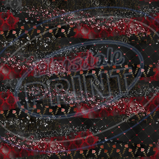 Gothic Kisses 011 Printed Pattern Vinyl