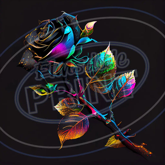 Gothic Rose 003 Printed Pattern Vinyl