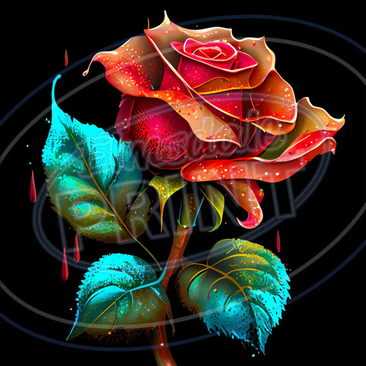 Gothic Rose 004 Printed Pattern Vinyl