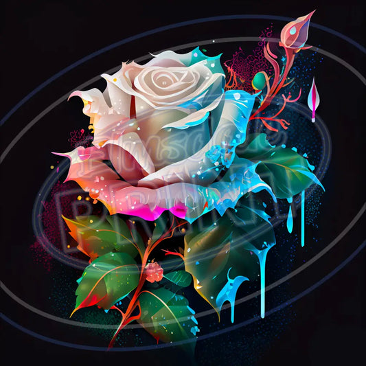 Gothic Rose 009 Printed Pattern Vinyl