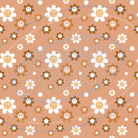 Groovy Smiley 003 Printed Pattern Vinyl