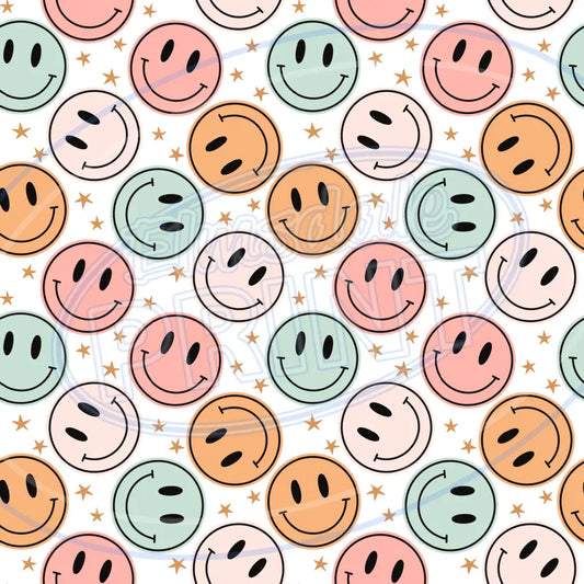 Groovy Smiley 008 Printed Pattern Vinyl