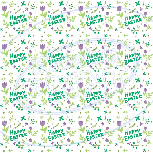 Happy Easter 004 Printed Pattern Vinyl